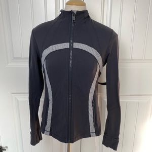 Lululemon Define Jacket Dark Grey Chunky Zipper